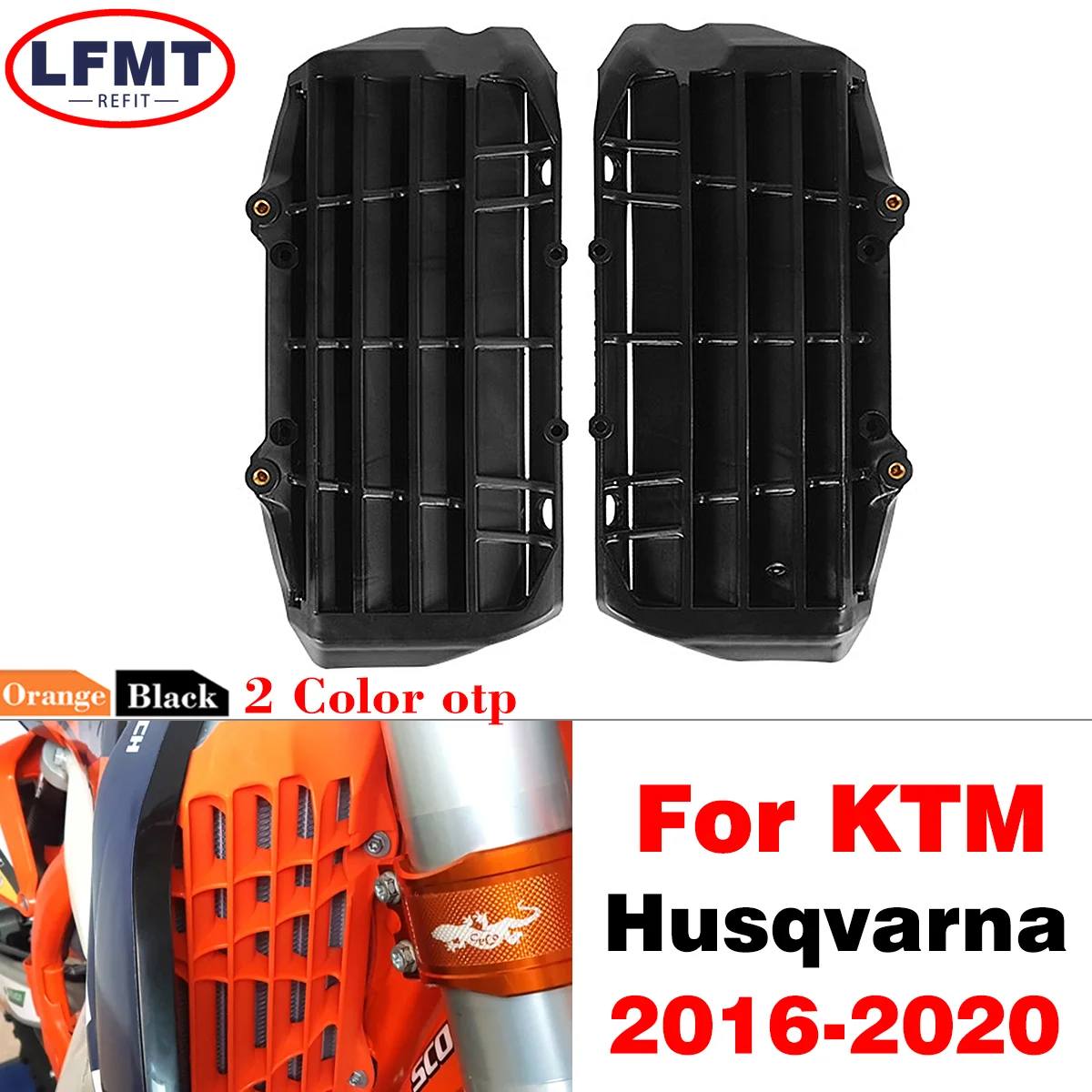 

Motorcycle Nylon Radiator Louvres Rad Guards For Husqvarna TC TE FC For KTM SX SXF XC XCF XCW EXCF 125 150 250 350 450 2016-2020