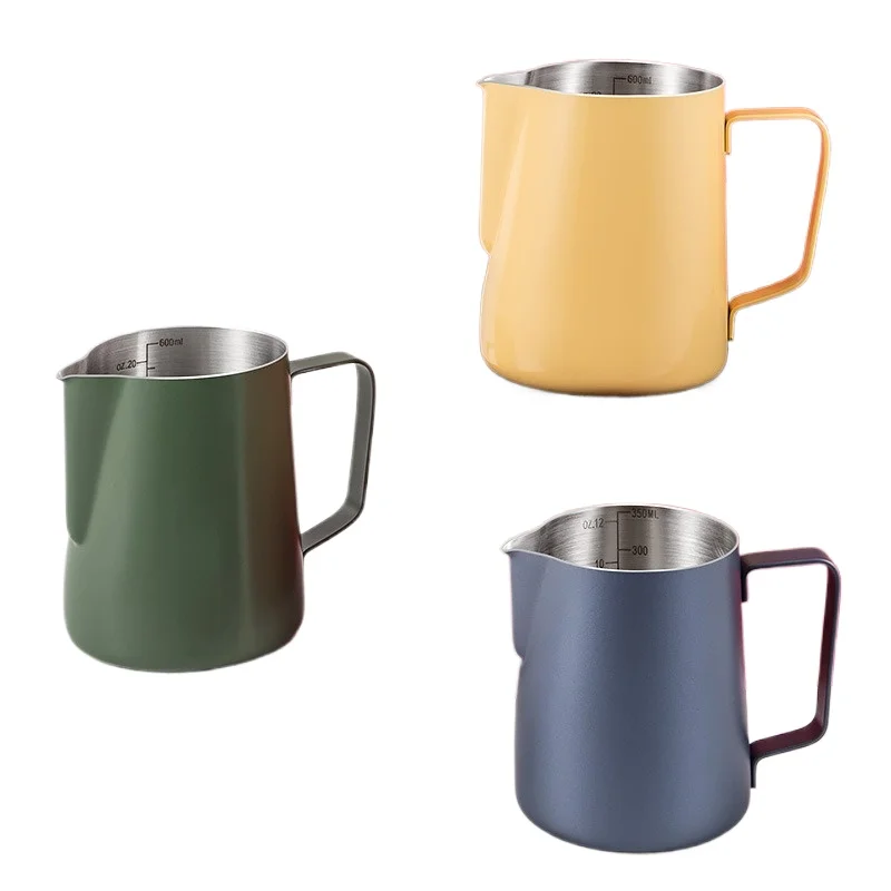 

for Kitchen and Home Latte Utensils Milk Pitcher Stainless Steel Milk Pitcher Foaming Cup Steam Cafe Accessories Container