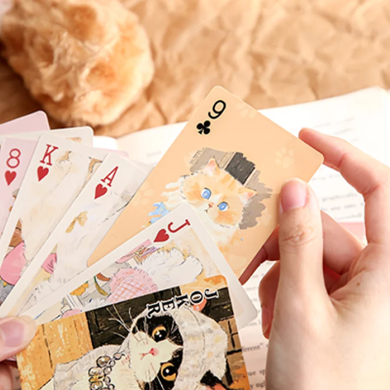 Mr Paper 55Sheets/box Adorable Party Series Playing Cards People's Fun Cards Card Games DIY Entertainment