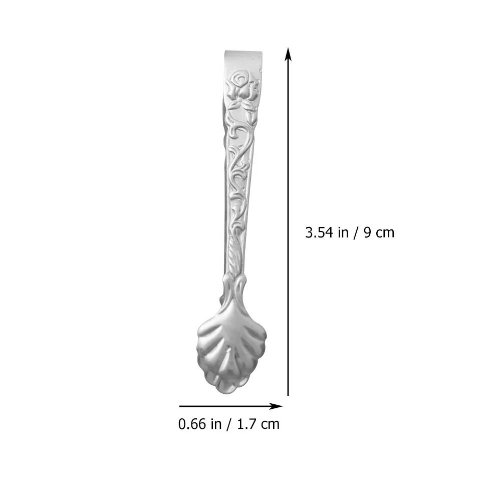 

Stainless Steel Ice Cube Clip Sugar Cube Tong Mini Food Tong Vintage Design Restaurant Serving Tool Buffet Bar Kitchen