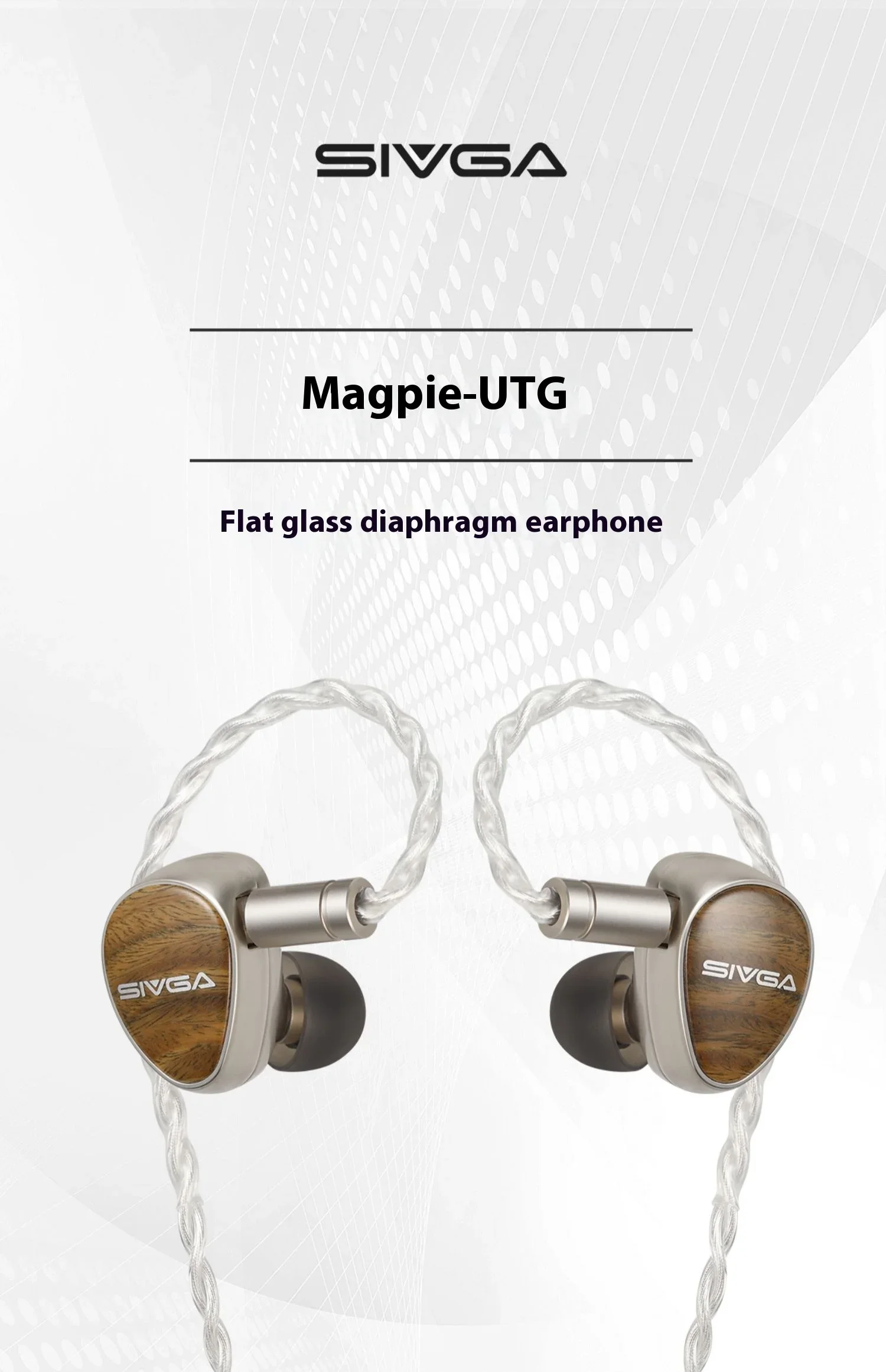 SIVGA Que UTG Flat Glass-Diaphragm-Dynamic Driver High-fidelity In
