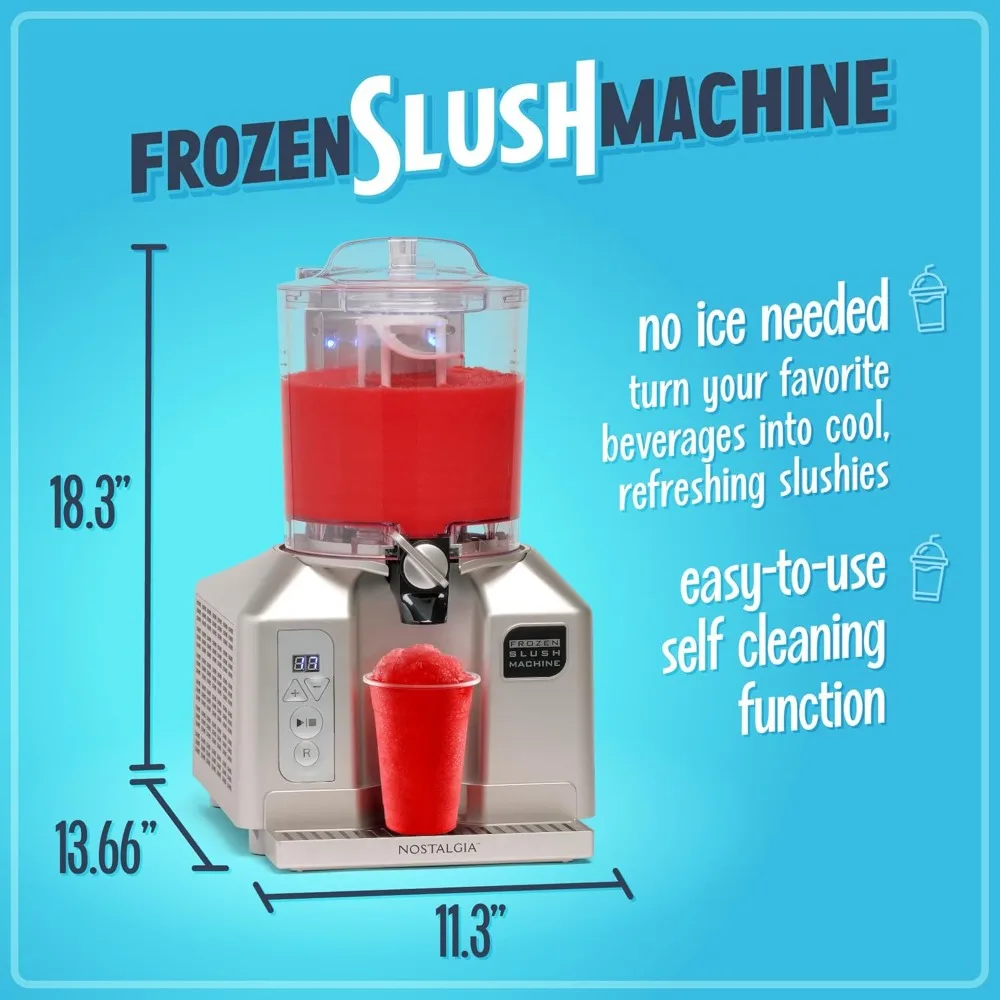 Frozen Slush Machine 2.8 Liter Blender, Premium Quality Smoothies or Slushies for Kitchen Countertops and at-Home Bars