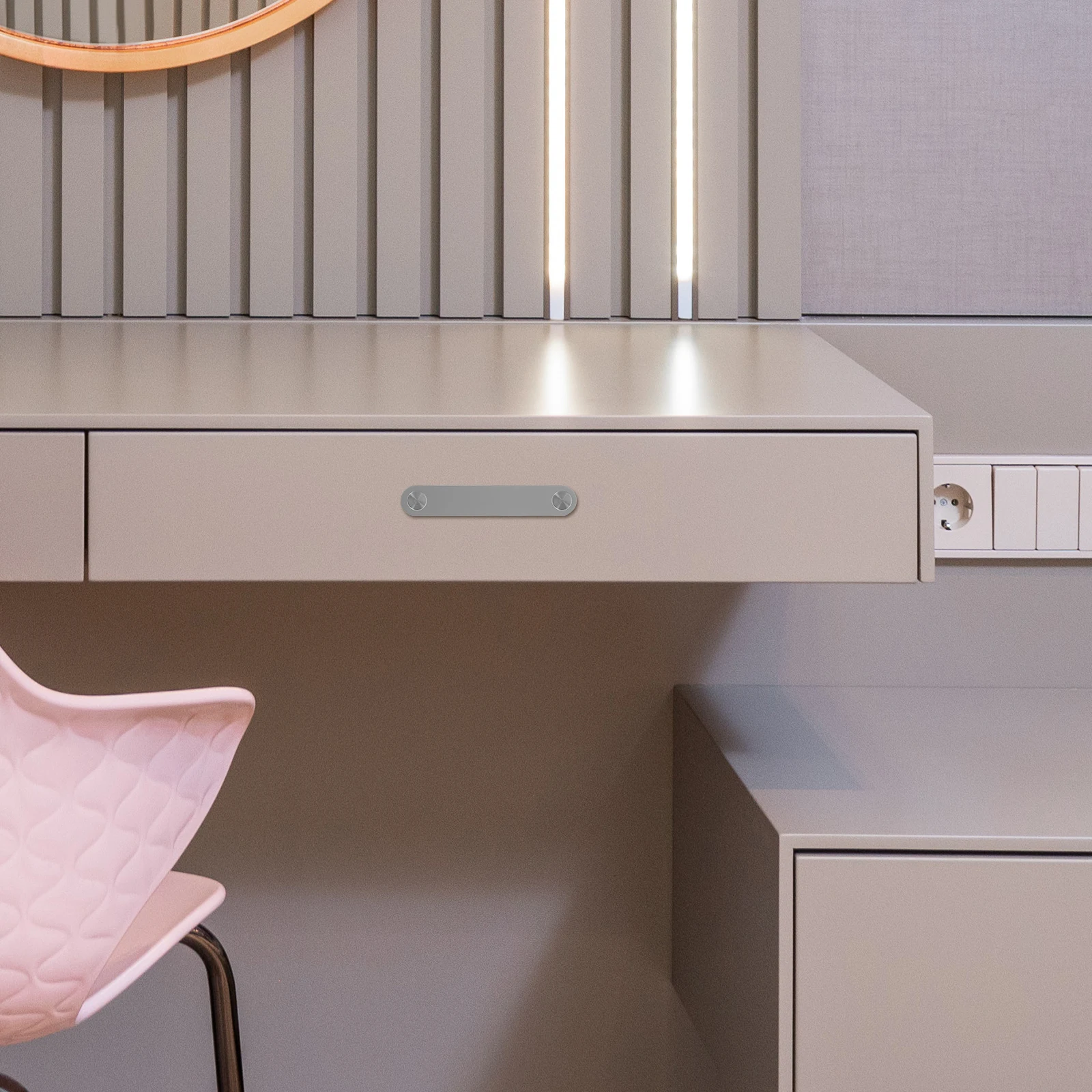 

Cabinet Pulls Black H for Closet Door Kitchen Wardrobe Drawers Replacement Modern Hardware Premium Material