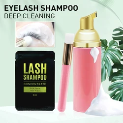 New Concentrate Mousse Eyelash Foam Cleanser For Lash Grafting Extension Shampoo Concentrated With Empty Bottle Makeup Tools