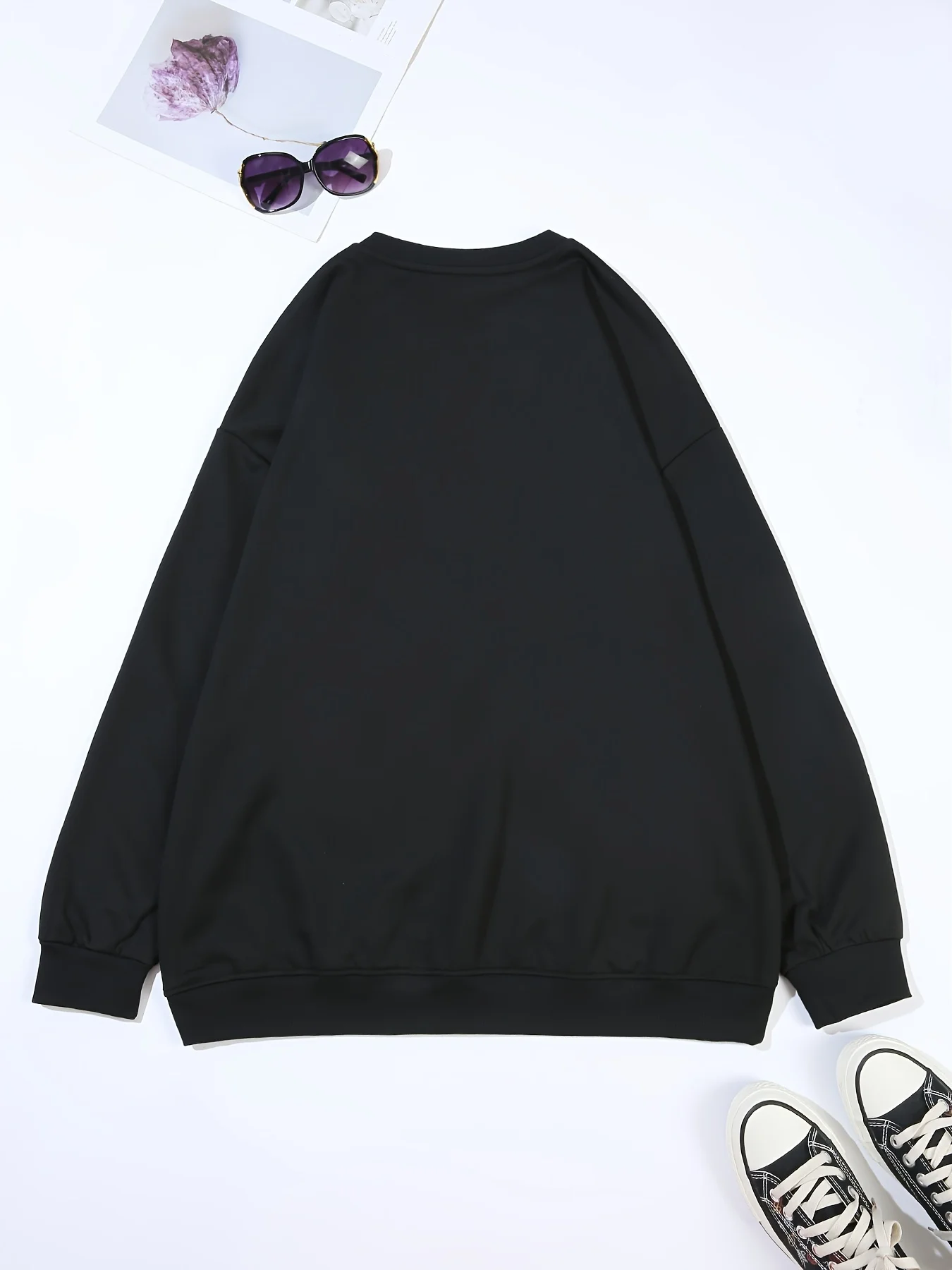 سويت شيرت رجالي برسومات عيد الميلاد صدق كاجوال برقبة دائرية مع قبعة سانتا بتصميم ندفة الثلج، بلوزة شتوية مريحة #2