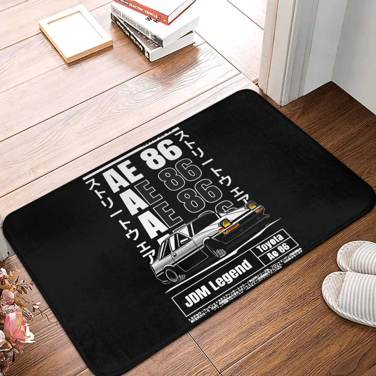 Ae 86 Jdm Bath Mat I-Initial-D Doormat Kitchen Carpet Balcony Rug Home Decor