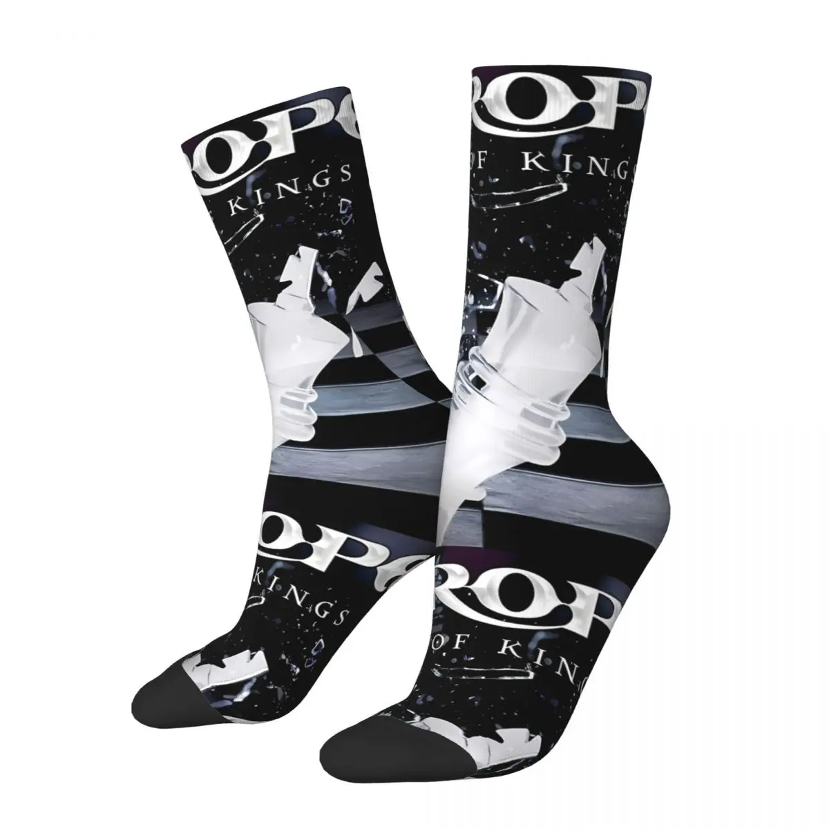 Calcetines de compresión sin costuras para hombre y mujer, calcetín Unisex de estilo Hip Hop, Retro, Punk, Crazy, e-europe, Harajuku, estampado divertido, novedad