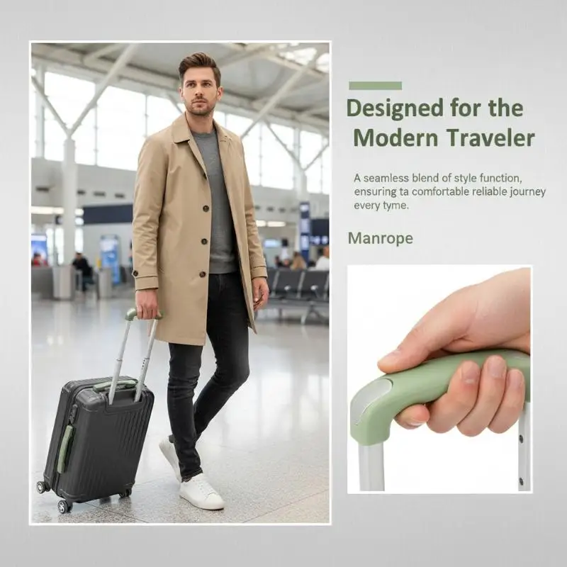 High Versatility 1Pc Travel Handle Universal Fit for Diverse Luggage Designs
