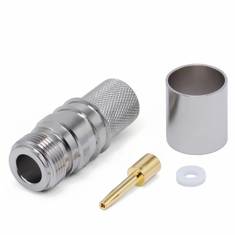 

1pc N-C-K-12 N female crimp connector for CNT/LMR600 cables N-C-K600 RF coaxial Adapter