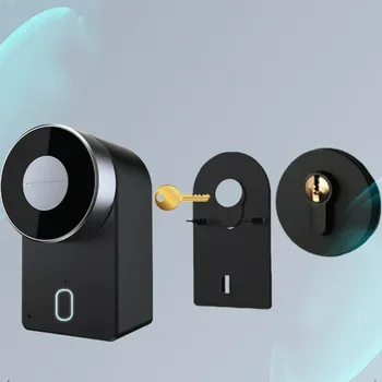 European Standard Lock TTlock App Remote Control Front Bluetooth Lock Electronic Smart Door Lock for Home