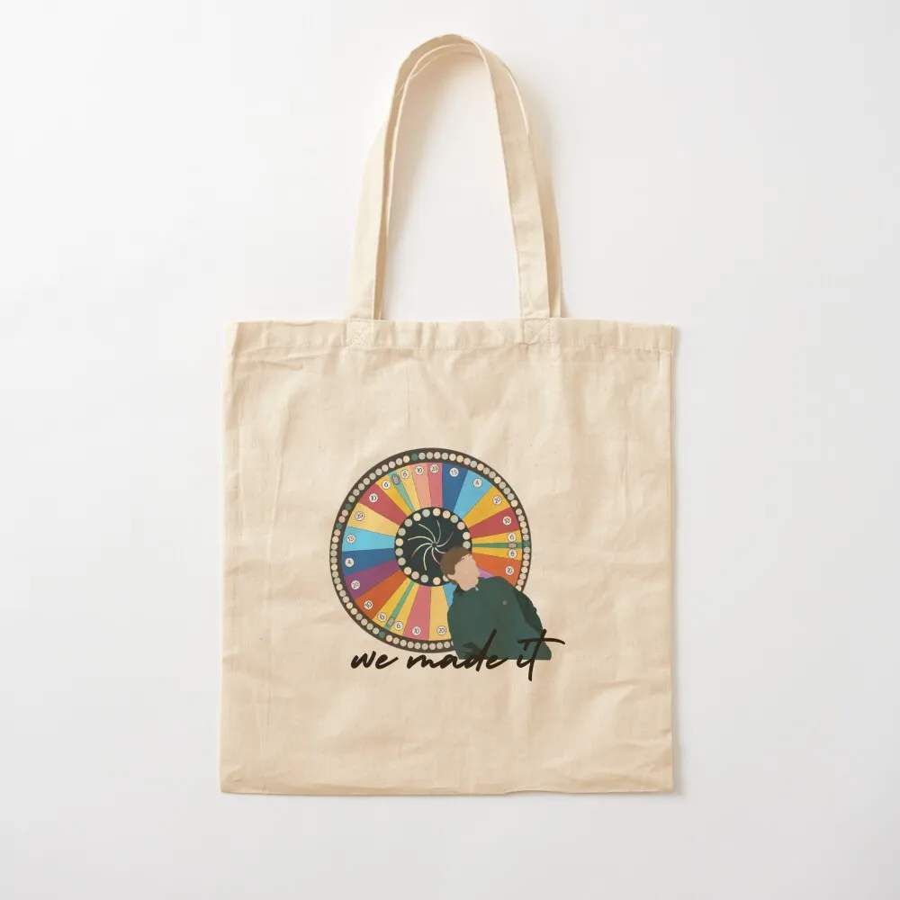 

We Made It Wheel Tote Bag Big bag women Shopper custom fabric bag canvas bags Canvas Tote