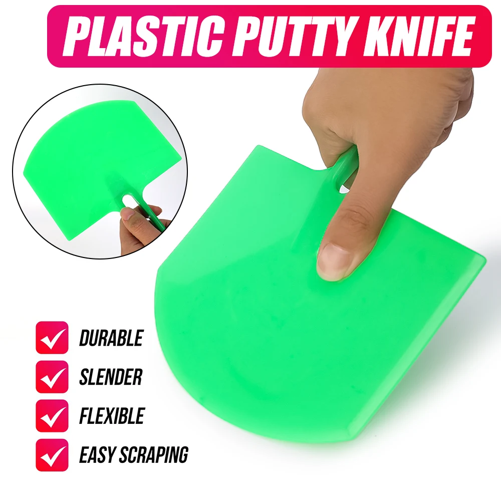 Curved Bucket Scoop Putty Knife Applicator Board Paint for Drywall Finishing Plaster Scraping Decals Patch Construction Tools