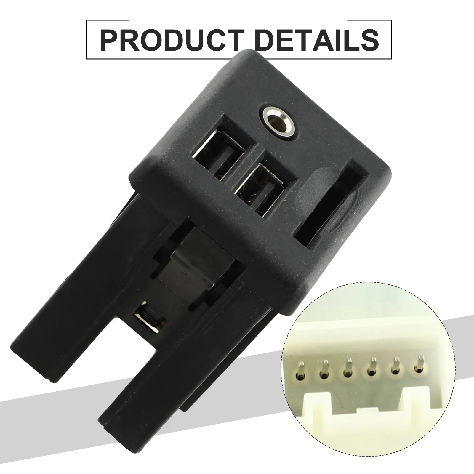 Aux Port For Cadillac Xts Auto Adapter As Shown In The Picture Non-deformation Design Wear-resistant Materials