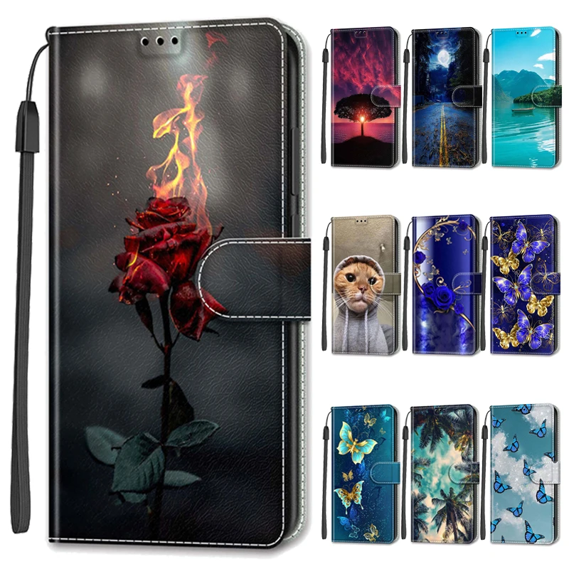 Wallet Leather Phone Case For Samsung Galaxy A23 A53 A33 A13 Lite M13 4G M23 A73 5G A536 A235F A137 Magnetic Flip Cover Cases