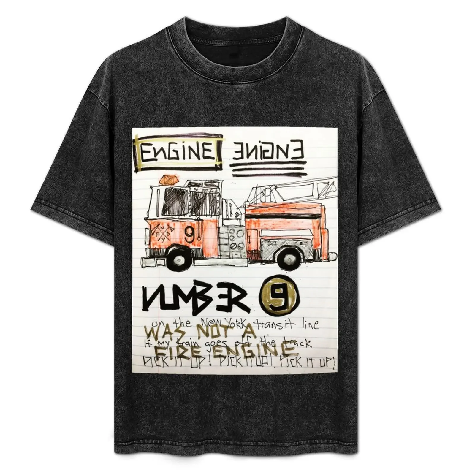 

Number 9 T-Shirt luxury designer Short sleeve tee vintage clothes mens t shirts top quality