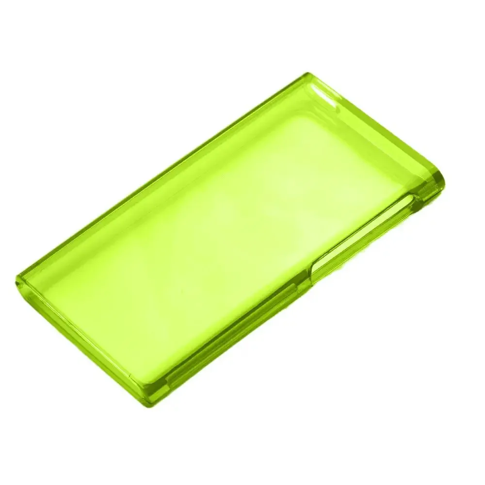 for IPod Nano 7 7G 7th Generation Candy Color Glossy Soft Clear Shell Case TPU Cover