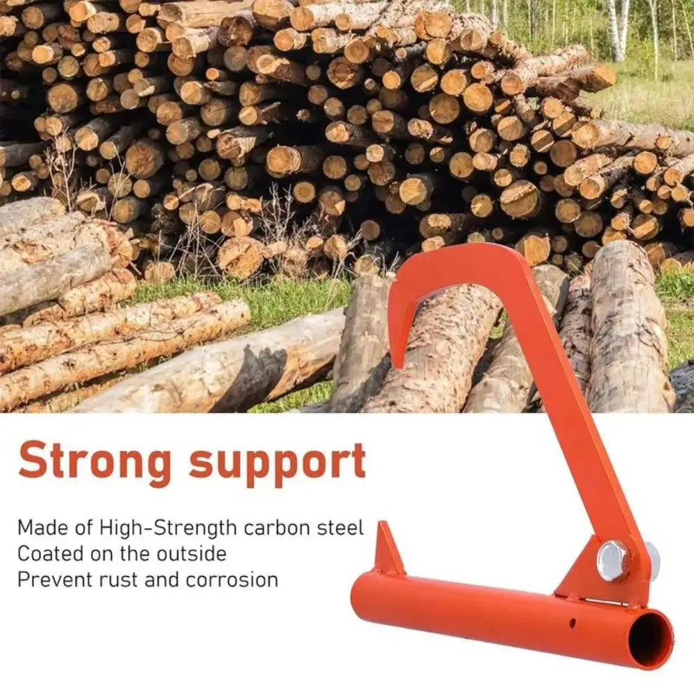 

Rustproof Log Splitter Tool Steel Construction Portable Design Tree Cutting Tool Timber Handling Labor-Saving Log Puller
