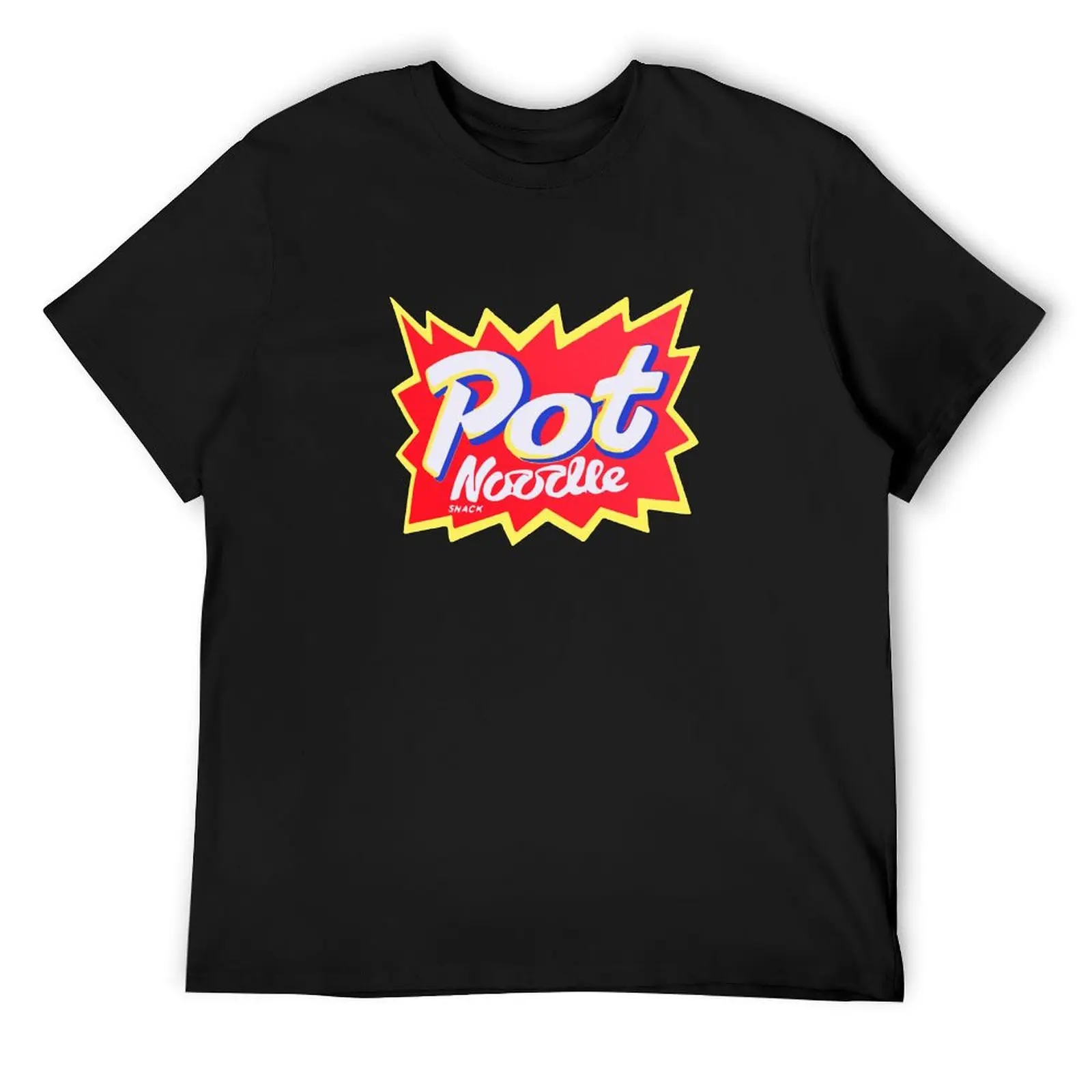 

Pot Noodle Instant Snack design T-Shirt cotton graphic tees kawaii clothes shirts graphic t shirts for men pack