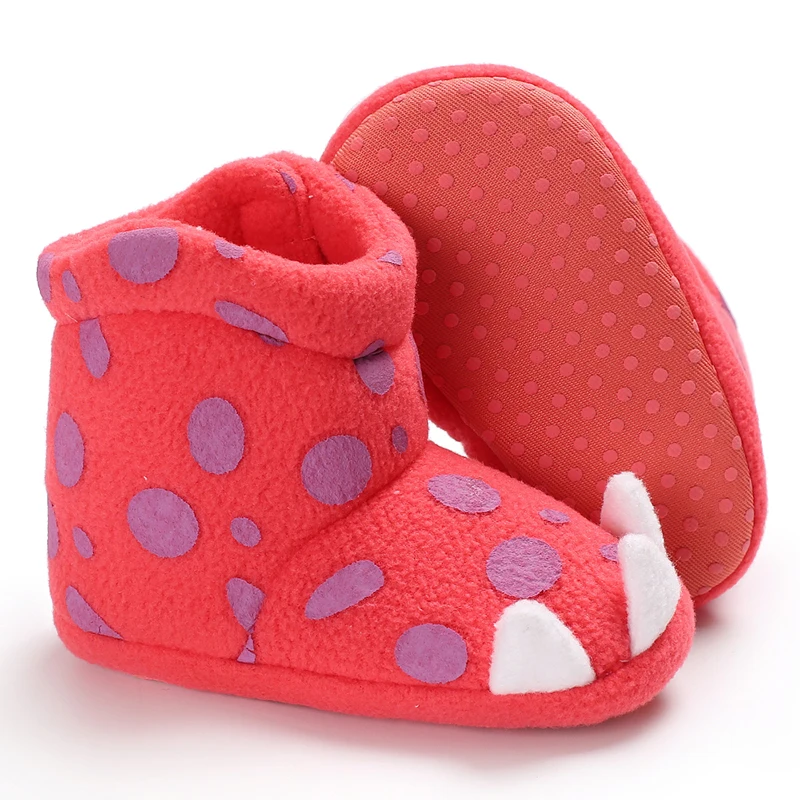 Cute and beautiful women's baby cotton shoes, winter warm baby shoes