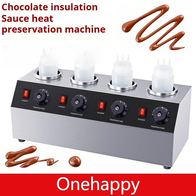 Fast Heating, Easy Clean, Commercial/Kitchen Use, Chocolate/Cheese，1000W Stainless Steel Sauce Warmer - Thermostatic Control