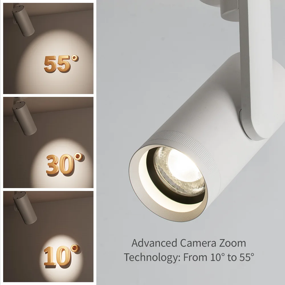 Aisilan Nordic LED Ceiling Spotlights Surface Mounted AC85V-240V White/Black 7W/9W  for Living Home Office Commercial Lighting