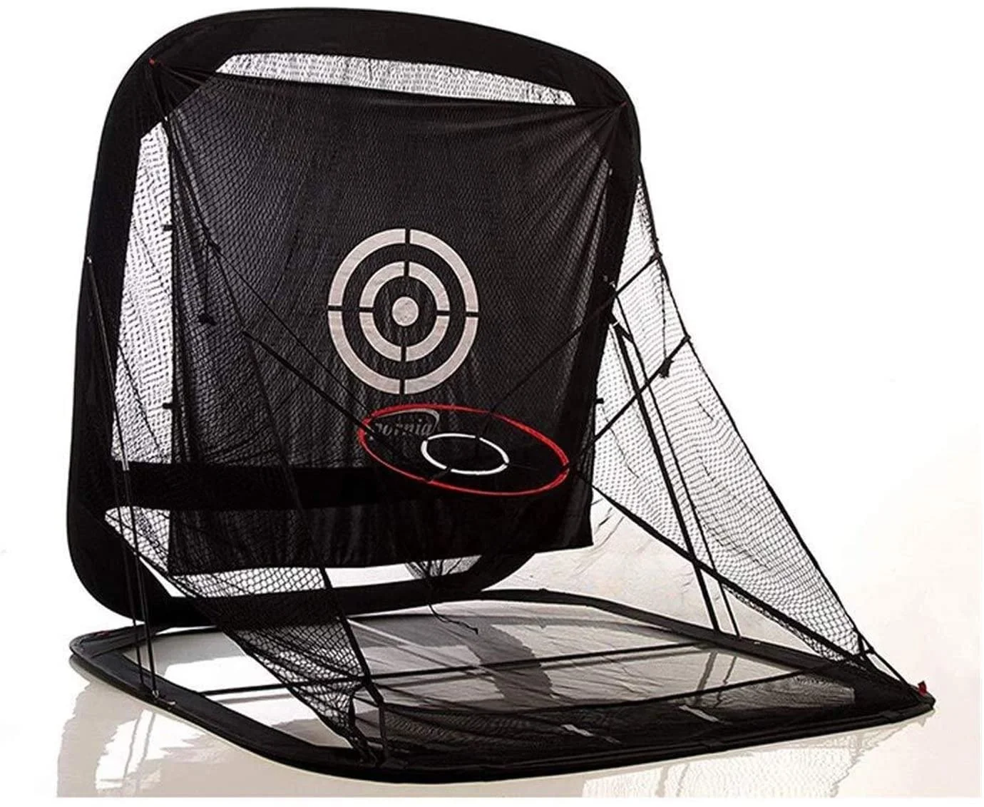Folding Golf Practice Net, Portable Home Garden Hitting Net, Black, 10x7 Feet, Easy Setup, Durable Polyester, Indoor Outdoor Use - view 2