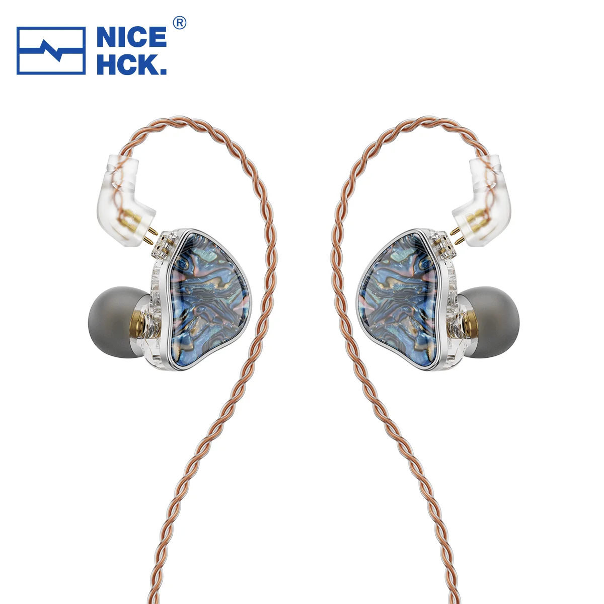 NICEHCK DB2 HiFi auriculares internos 1DD + 1BA controlador Dual híbrido IEM deporte música auricular 0,78mm 2 pines micrófono desmontable tapón para los oídos