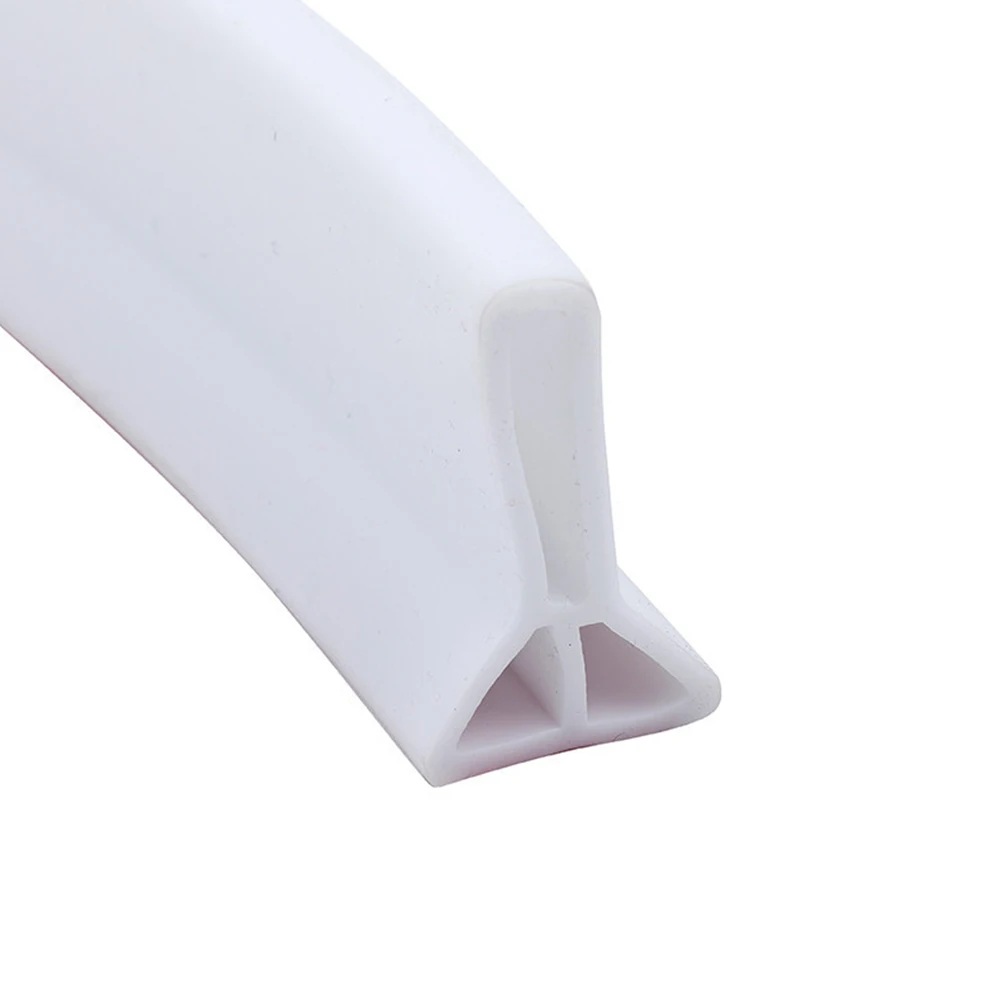 Durable New Bathroom Water Barrier Seal Strip Waterproof Strip White/grey 50-300cm Lenght Accessories Water Block