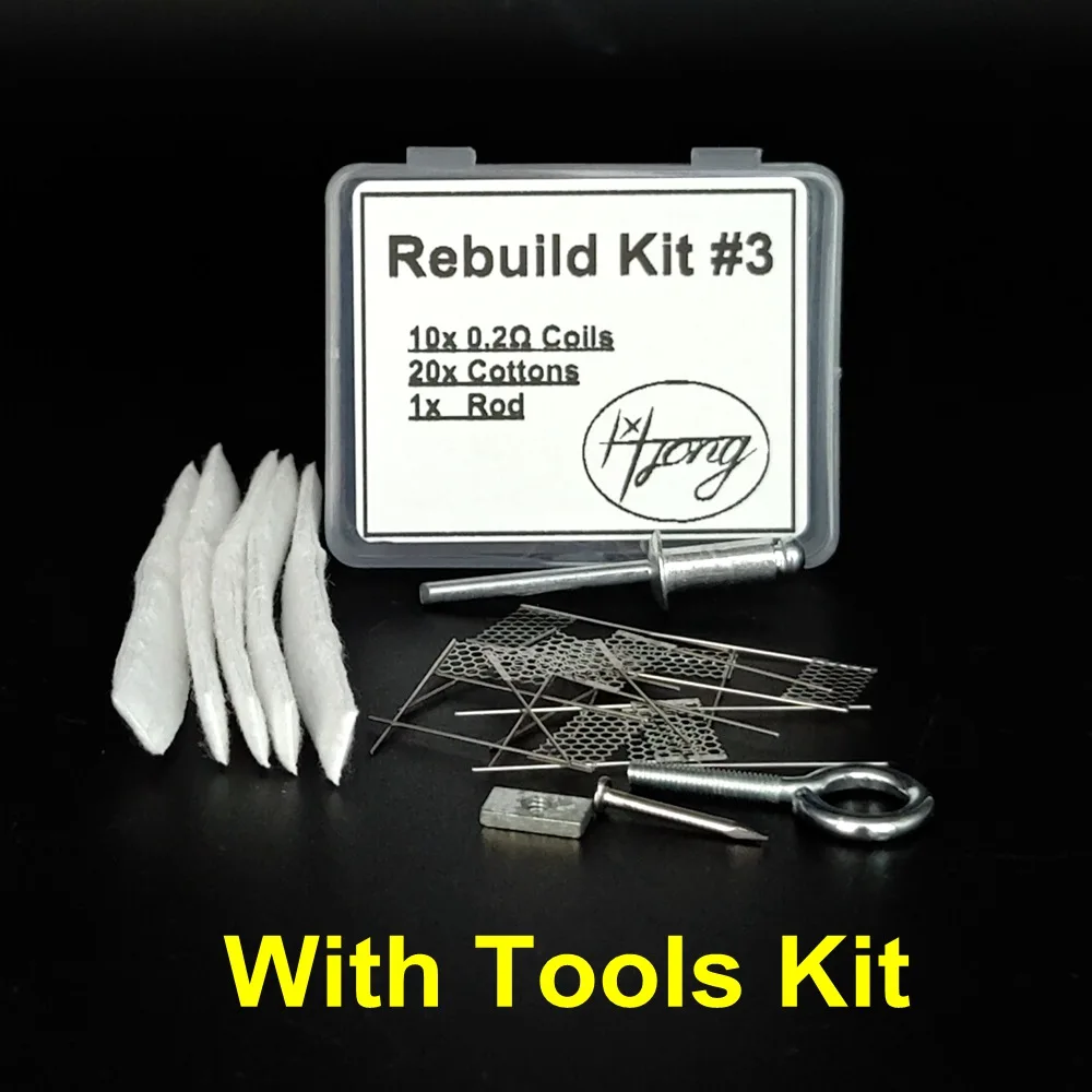 Original Hong PnP Rebuild Kit Meshed Cotton With NexM Extreme Turbo Chill Set PnP Rebuildable Kit For VM1 VM4 VM5 VM6 TPP