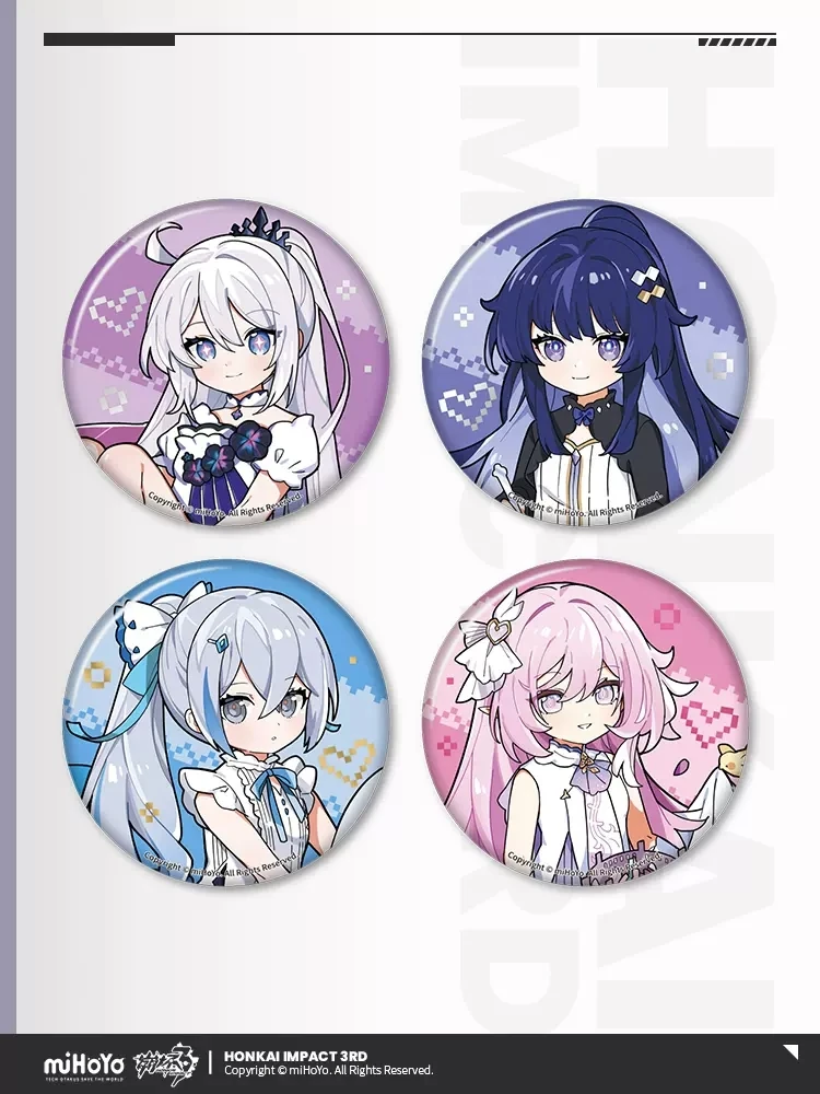 Honkai Impact 3 Mihoyo Officiële Authentieke Geluksdoos Mode Anime Accessoires Cosplay Spel Rond Verrassing Cadeau Decoratie