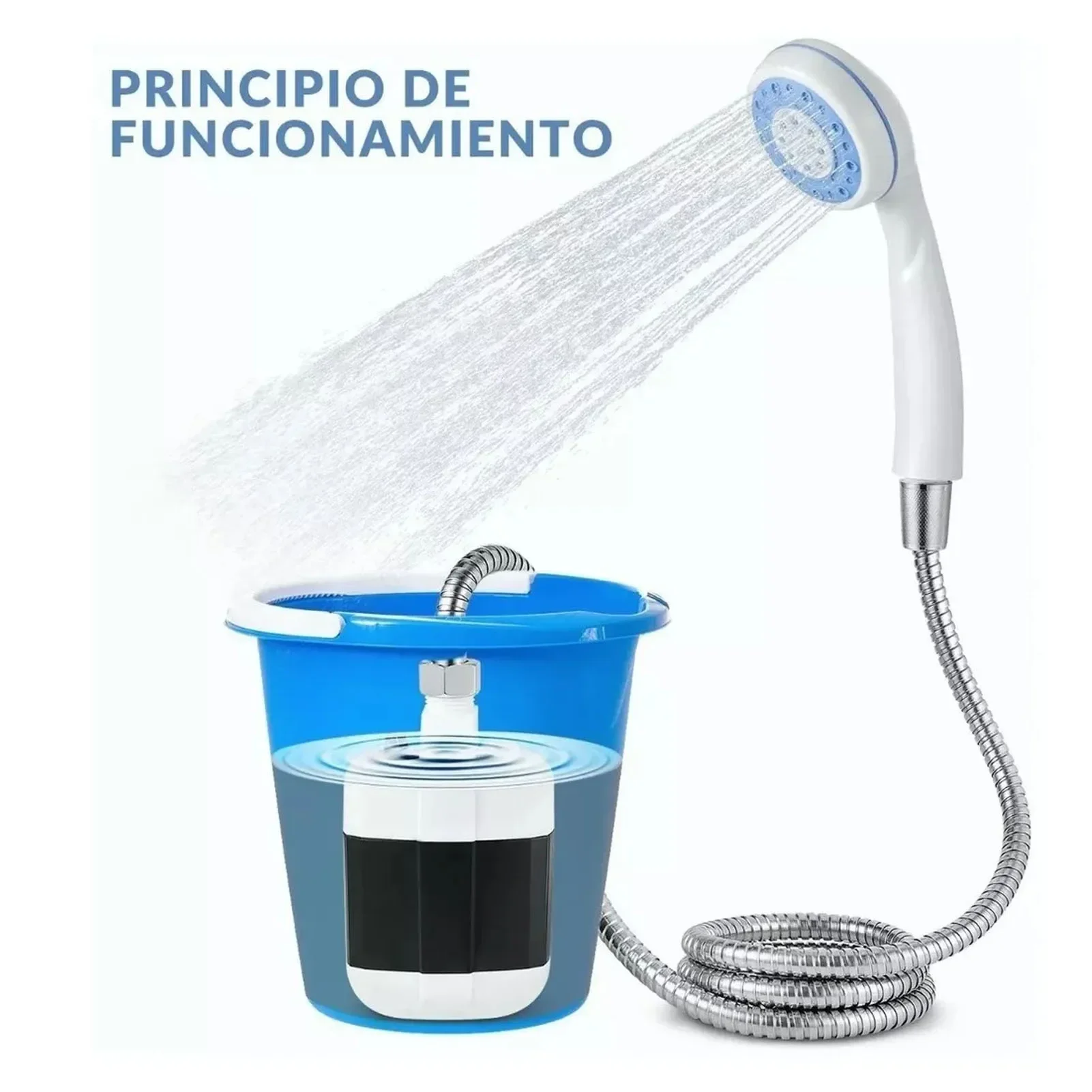 

Portable Outdoor Shower Camping Travel Bathing Equipment Rechargeable Electric Shower Pump For Car Garden Camping Pet Cleaning