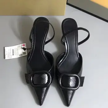 10 best sales czarne spiczaste obcasy - №7