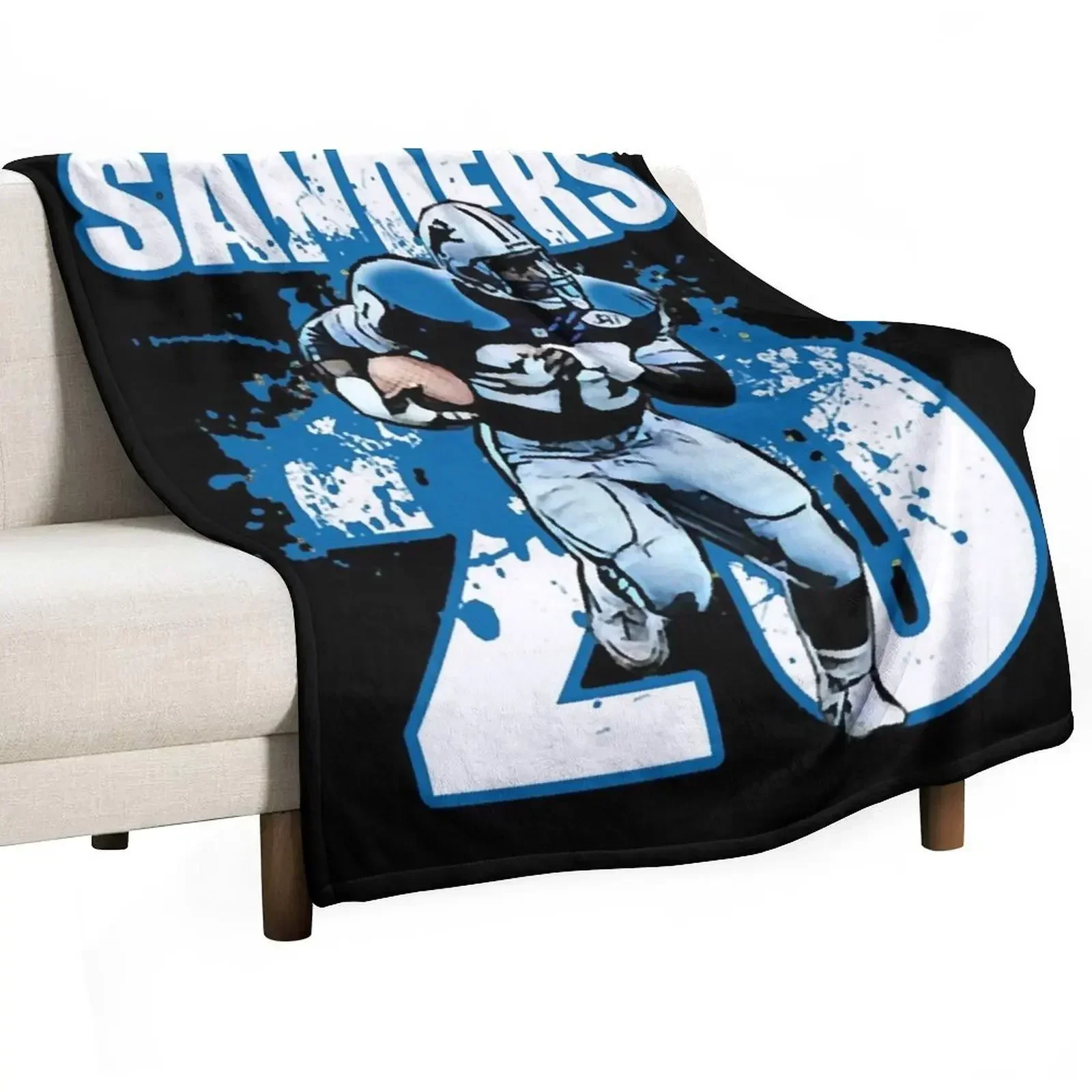 

Barry Sanders 20 Throw Blanket warm winter Soft Beds Tourist Blankets