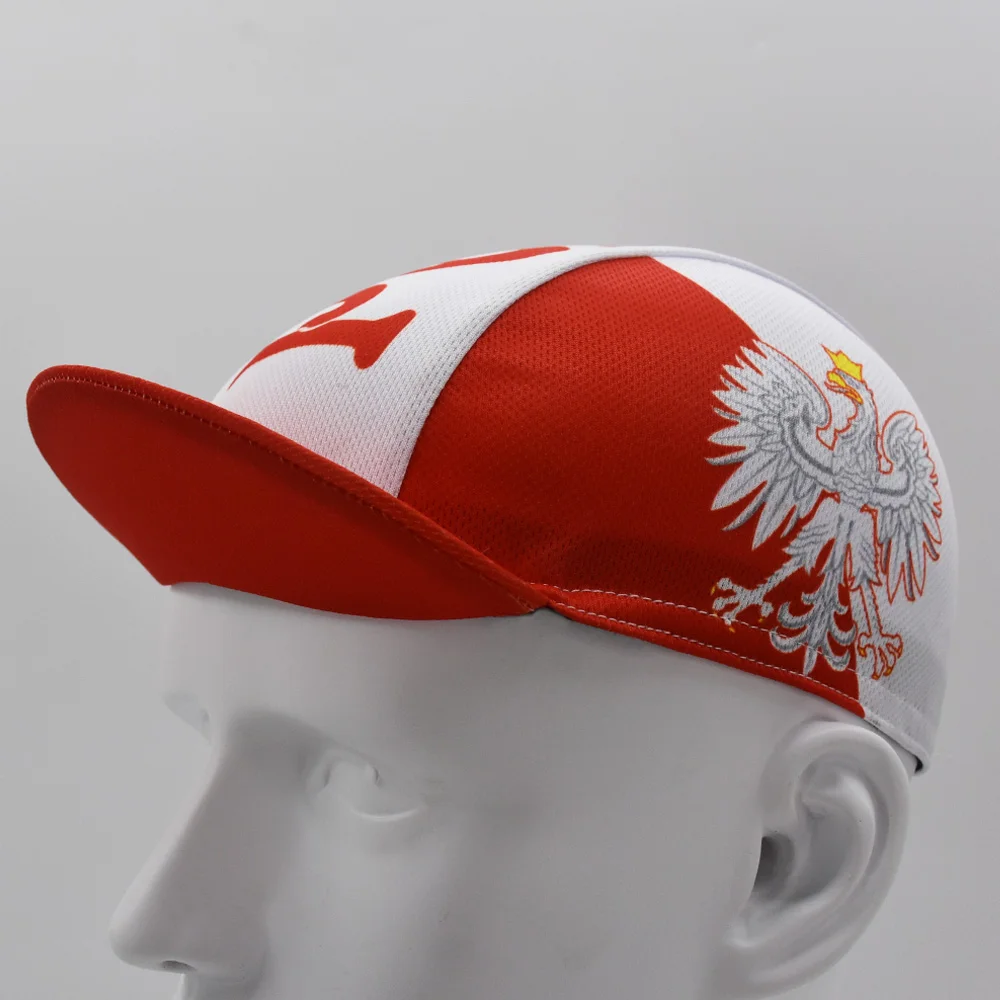 Poland Cycling Cap Road Bicycle Hat Bike Headwear Men and Women Gorra Ciclismo One Size