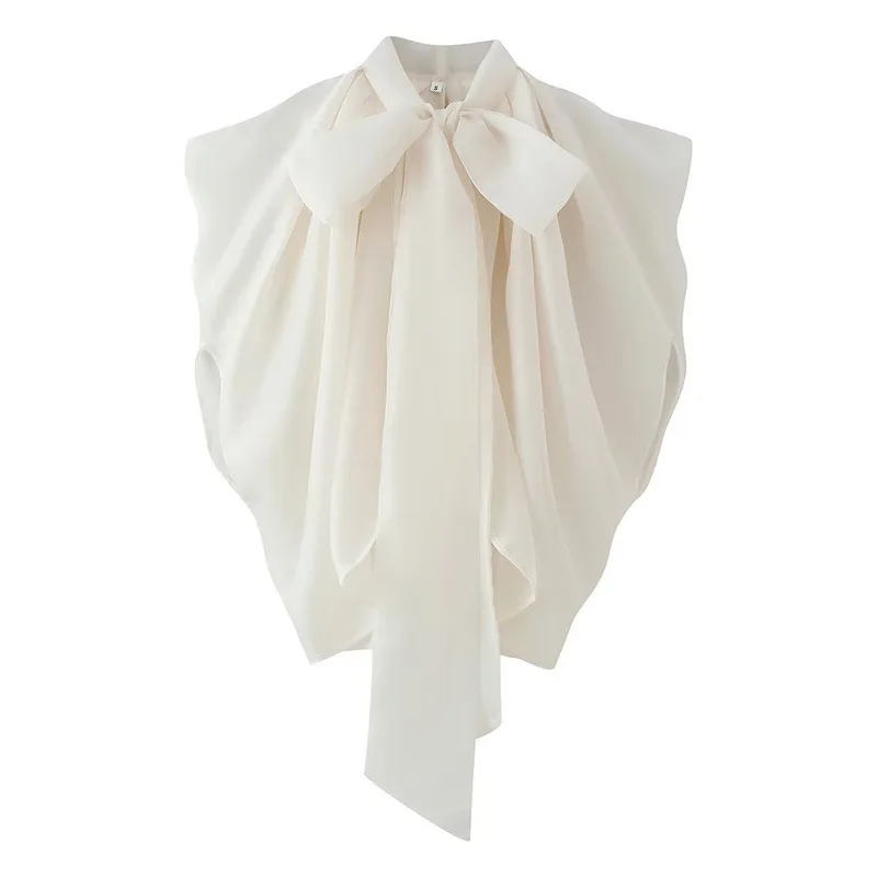 

Модная и сексуальная женская рубашка в европейском и американском стиле с бантом и завязками, топ-рубашка в стиле шаль для дерзких девушек