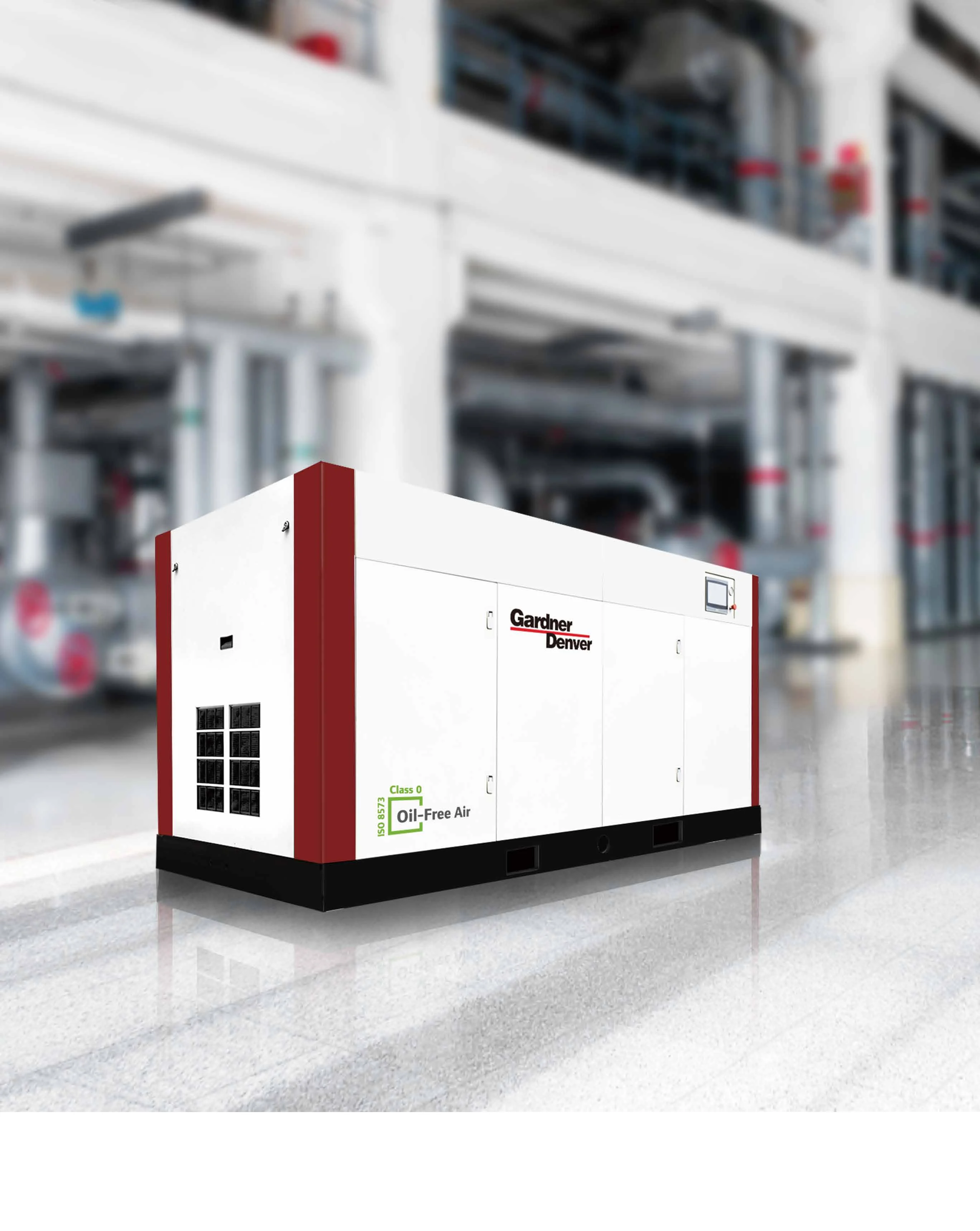 GD DH Series Oil-Free Water-Lubricated Permanent Magnet Variable Frequency Screw Air Compressor 7 to 410kW