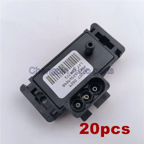 Sensor de mapa de presión absoluta de colector, 12569240, 16137039, 16017460, 12247561, para Chevy GMC Buick GL8 Pontiac, Cadillac, 20X