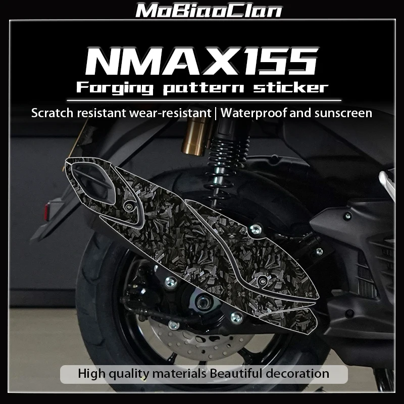 

For Yamaha NMAX 155 NMAX155 Nmax 155 nmax155 2025 Modified parts forged carbon fiber stickers fuel tank scratch resistant access