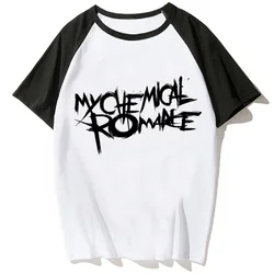 My Chemical Romance t-shirts women comic manga Tee girl graphic manga 2000s clothing