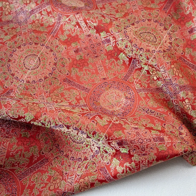 Handmade fabric for packaging of new Chinese-style cheongsam with imitation brocade patterns