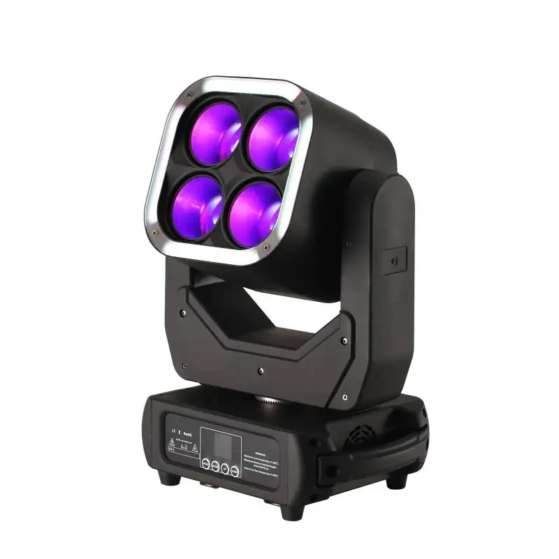 

RGBW 4IN1 LED Beam Moving Head 4x60W Zoom for Home Party DJ Disco Show New Arrival 4 Channels DMX512 Control