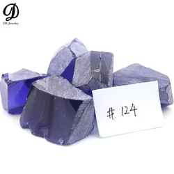 200g Tanzanite Medium Blue #124 Tanzanite Dark #A2665 Color Rough Stone For Loose Gems Making