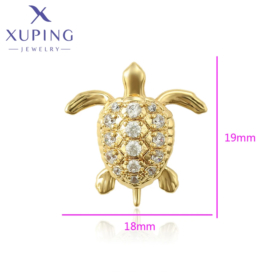 Xuping Jewelry New Arrival Religion Style Light Gold Color Animal Shaped Pendant Necklace Jewelry for Women Girl Gift X000684821