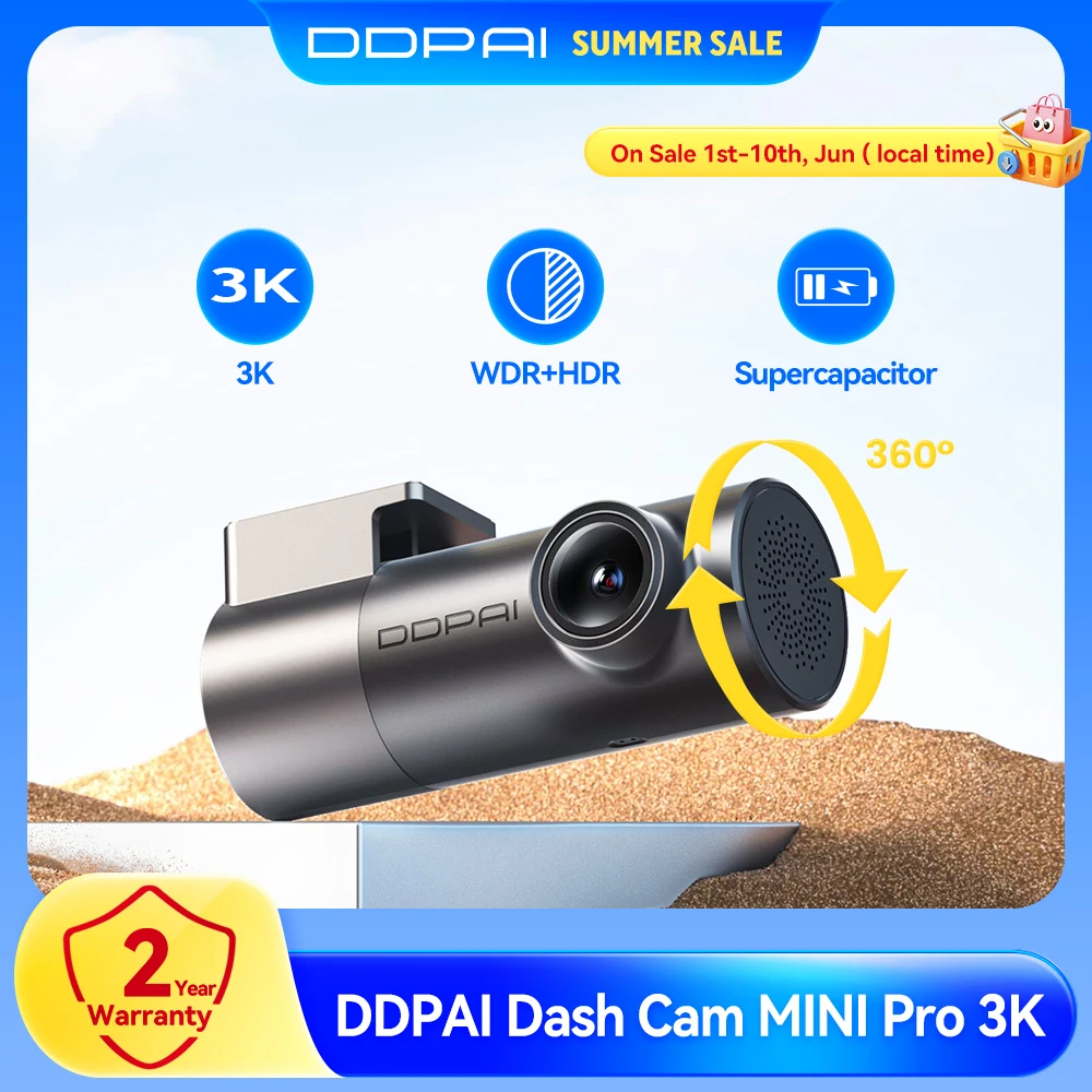 DDPAI MINI Pro Kamera samochodowa 3K