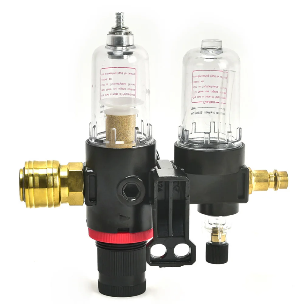 Air Compressor Oil Water Separator AFC2000 with Adjustable Regulator and Built in Meter for Air Quality Monitoring