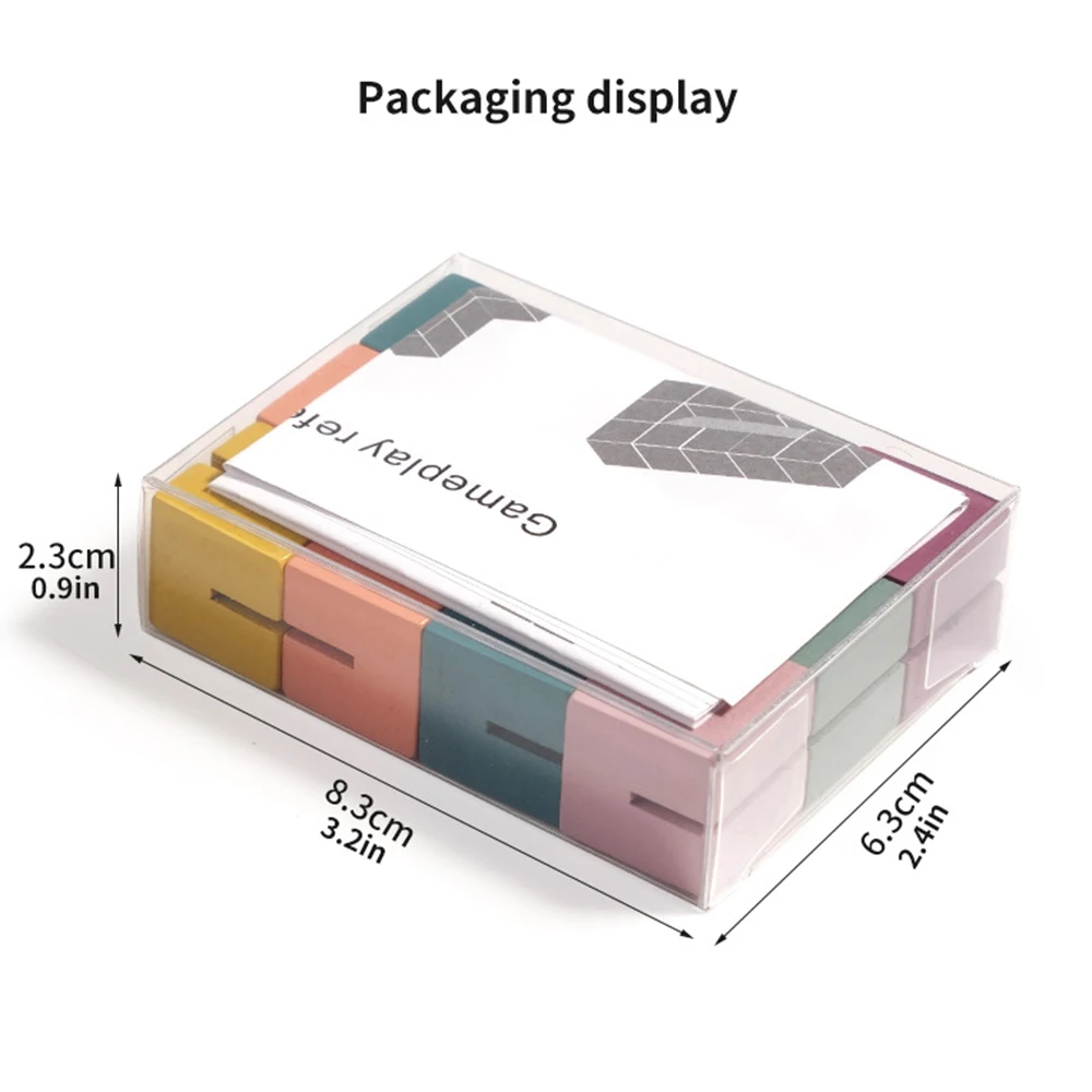 Juguetes de bloques de construcción de madera estéreo 3D, rompecabezas, cubo educativo para niños, juguetes de cuerda, bloques de construcción variables, cubo para niños, regalos