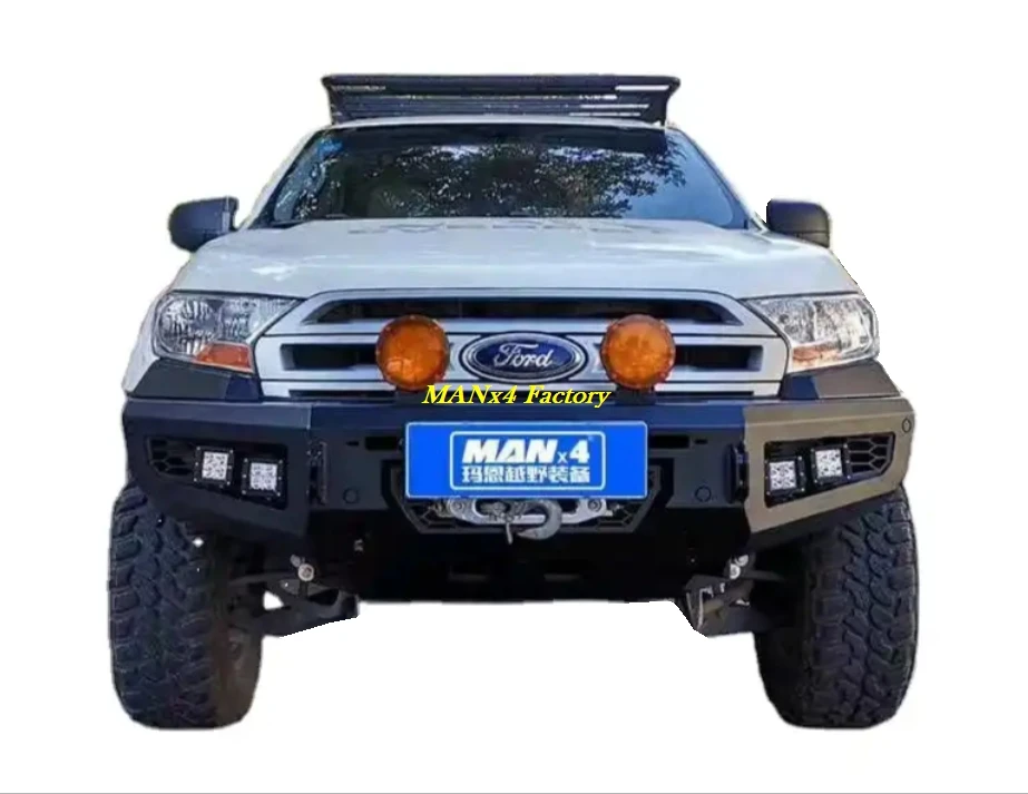 

TOP Ranger Front Bumper Steel Bull Bar for Ranger T7 T8 2015-2021