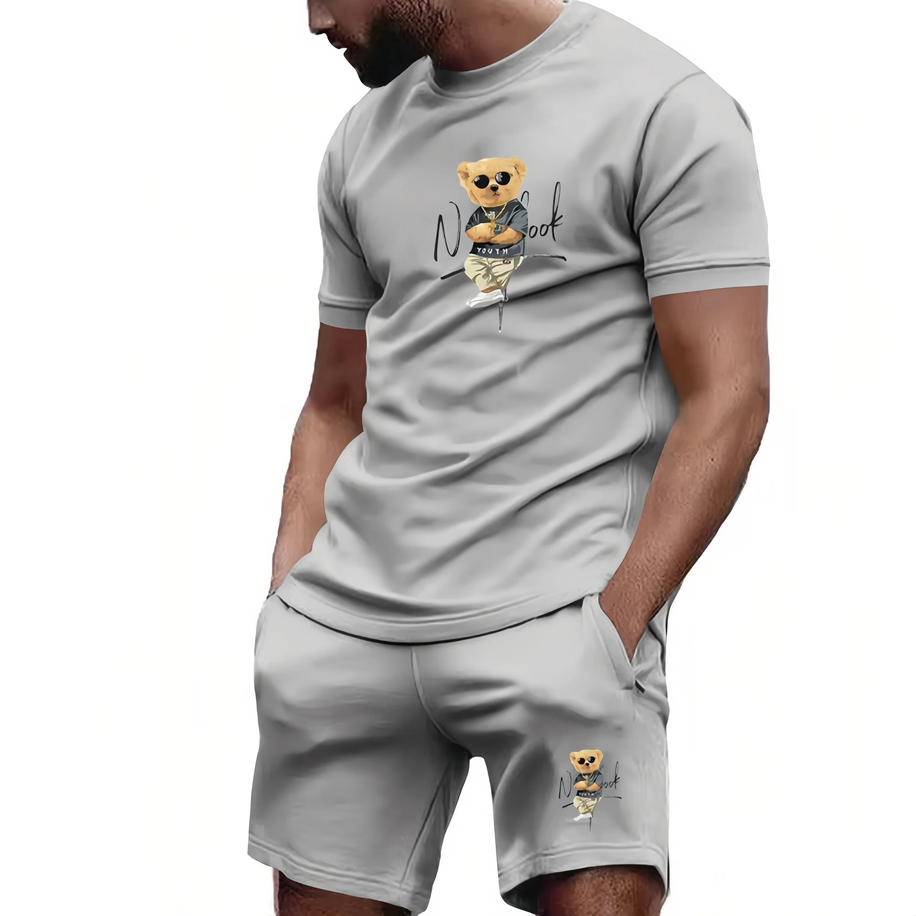 

Quick-Drying Men's Summer Fitness Tee Short Sleeve Sports Shirt Active Wear Top Multi-Size and Color Options for Gym Workout
