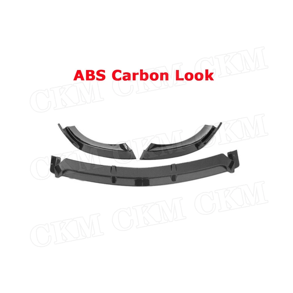 

ABS Gloss Black Material Front Bumper Lip Spoiler For Mercedes Benz E Class W213 E260 E300 E350 Sport 2021