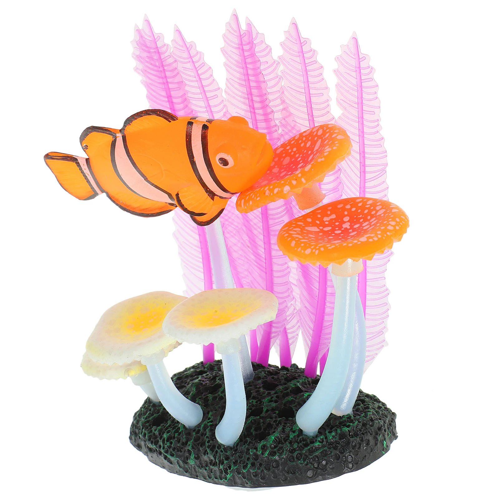 

High Simulation Coral Tree Decoration Decorations Aquarium Plants Silica Gel Corals for Aquariums